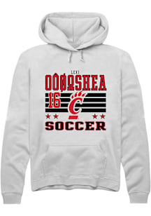 Lexi O’Shea Cincinnati Bearcats Mens White NIL Striped Player Hood