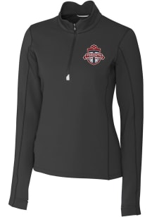 Cutter and Buck Toronto FC Womens Black Traverse Qtr Zip Pullover