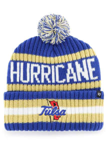 Tulsa Golden Hurricane 47 Bering Cuff Mens Knit Hat - Blue