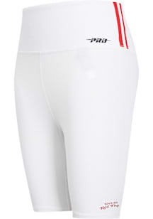 Pro Standard Detroit Red Wings Womens White Classic Chenille Shorts