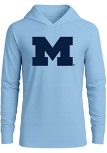Michigan Wolverines Girls Light Blue Vintage Long Sleeve T-shirt
