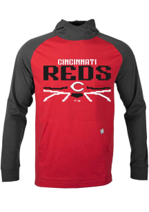 Levelwear Cincinnati Reds Mens Red Uproar Arcade Long Sleeve Hoodie