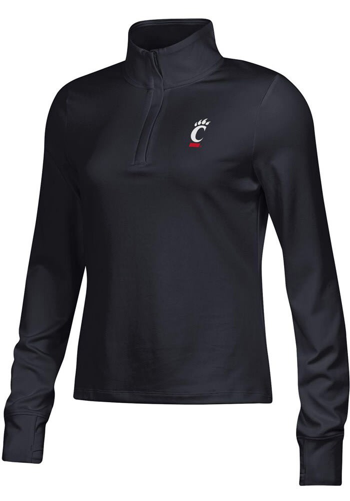 新品tigrebrocante bartuckshirtjbcket Cincinnati Bearcats Under Armour Womens BLACK Motion Long