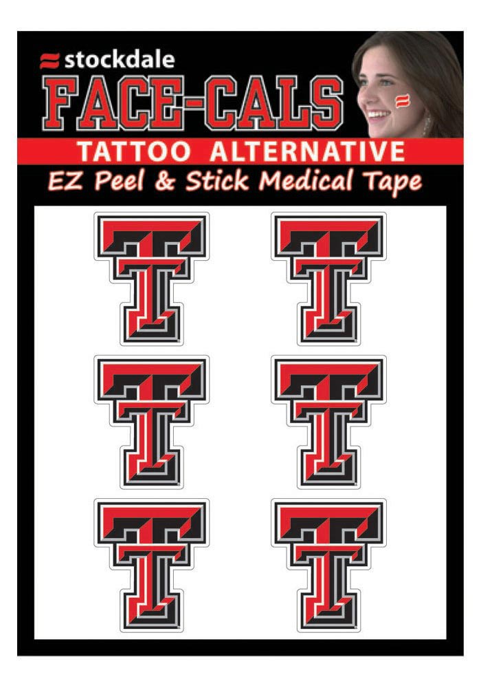 Texas Tech Red Raiders 6 Pack Tattoo
