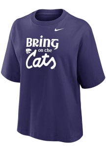 K-State Wildcats Purple Nike Aer Lingus Classic Short Sleeve T-Shirt
