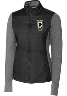 Cutter and Buck Columbus Crew Womens Black Stealth Light Weight Jacket