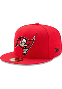 New Era Tampa Bay Buccaneers Mens Red Basic 59FIFTY Fitted Hat