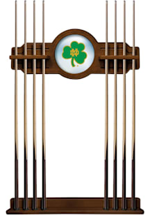Notre Dame Fighting Irish Shamrock Solid Wood Cue Rack Pool Table