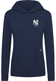 Levelwear New York Yankees Womens Navy Blue Relay Core Hooded Sweatshirt