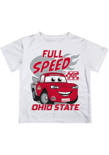 Infant Ohio State Buckeyes White Vive La Fete Full Speed Short Sleeve T-Shirt
