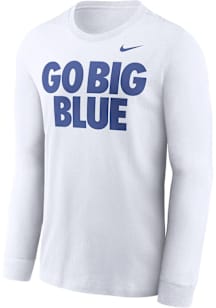 Nike Kentucky Wildcats White Local Cotton Long Sleeve T Shirt