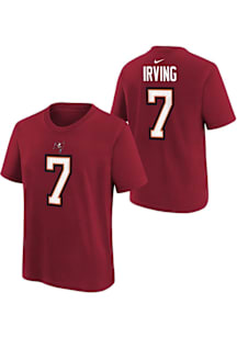 Bucky Irving Tampa Bay Buccaneers Youth Red Nike NN Player Tee