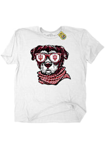 Indiana Hoosiers White Hound Short Sleeve T Shirt
