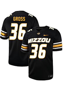 Sean Gross  Nike Missouri Tigers Black Football NIL Name And Number Football Jersey