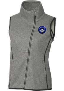 Cutter and Buck Montreal Impact Womens Grey Mainsail Asymmetrical Vest