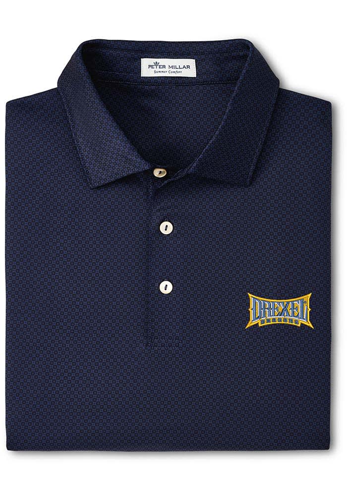 Drexel Dragons NAVY Peter Millar Short Sleeve 794441655
