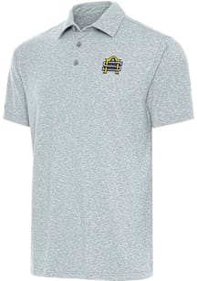 Antigua San Antonio Brahmas Grey Alternate Par 3 Big and Tall Polo