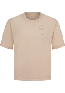 Levelwear Cincinnati Reds Brown Signature Knit Register Short Sleeve Fashion T Shirt