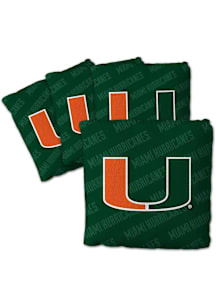 Miami Hurricanes Cornhole Bags Corn Hole Bags