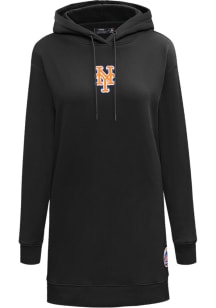 Pro Standard New York Mets Womens Black Classic Short Sleeve Dress