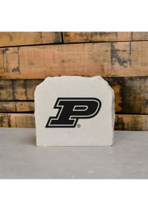 Black Purdue Boilermakers 6x5 Inch P Logo Rock