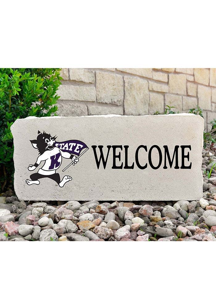 K-State Wildcats Willie Welcome 16x7 Rock