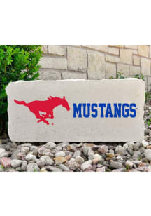 SMU Mustangs Mustang Mustangs 17x7 Rock - Grey
