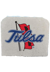 Grey Tulsa Golden Hurricane Tulsa Flag 11x8 Rock