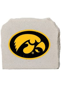 Yellow Iowa Hawkeyes Iowa Hawkeye 6x5 Rock