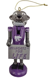 Purple K-State Wildcats 6&quot; Mascot Ornament