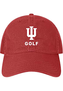 Indiana Hoosiers Golf Twill Adjustable Hat - Red
