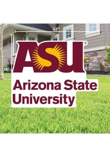 Arizona State Sun Devils Team Yard Sign - Maroon