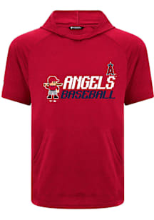 Levelwear Los Angeles Angels Red Phase 8-Bit Baseball Short Sleeve Hoods
