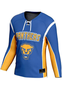 Mens Pitt Panthers Blue ProSphere Rival Hockey Jersey