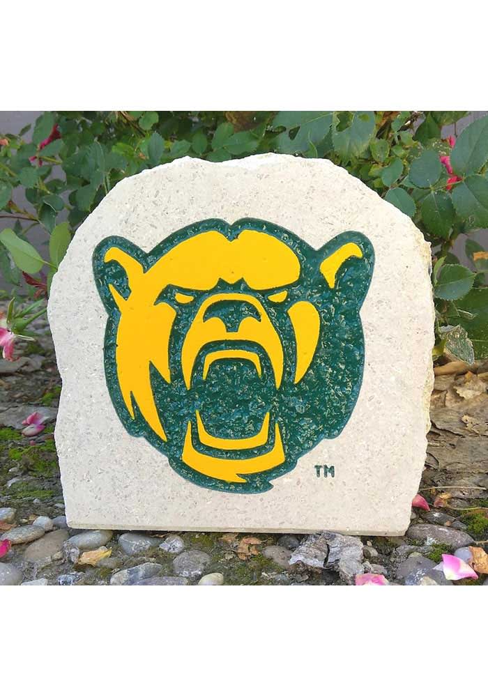 Baylor Bears GOLD Bear Head 7x7 Rock - 79570144