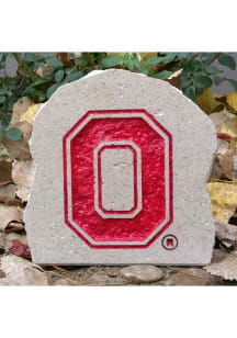 Grey Ohio State Buckeyes 5.5 x 5.5 Logo Rock