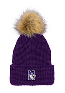LogoFit Northwestern Wildcats Purple Belgian Womens Knit Hat