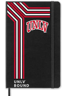 UNLV Runnin Rebels School Bound team logo Notebook and Folder - Black