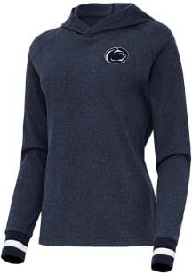 Womens Penn State Nittany Lions Navy Blue Antigua Trek Hooded Sweatshirt