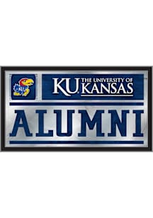 Kansas Jayhawks Alumni Hanging Back Bar Mirror