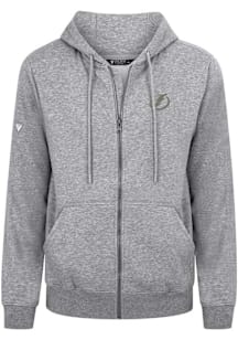 Levelwear Tampa Bay Lightning Mens Grey Podium Copper Long Sleeve Full Zip Jacket