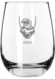 Virginia Cavaliers Dad 15oz Stemless Wine Glass - White