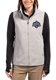 Cutter and Buck UConn Huskies Womens Ash 2025 National Champions Charter Vest