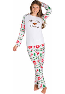 Concepts Sport Oklahoma State Cowboys Womens White Holiday Tidings PJ Set
