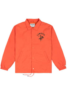 Homefield Oklahoma State Cowboys Mens Orange Coaches Light Weight Jacket
