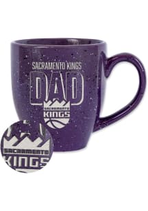 Sacramento Kings Dad 16oz Speckle Ceramic Mug - Purple