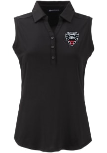 Cutter and Buck DC United Womens Black Forge Eco Polo Shirt