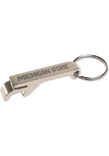 Green Michigan State Spartans Beverage Wrench Keychain