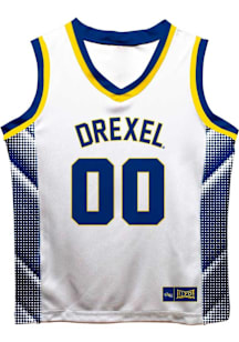 Youth Drexel Dragons White Vive La Fete Kevin Basketball Jersey Jersey