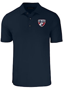 Cutter and Buck FC Dallas Navy Blue Forge Eco Stretch Big and Tall Polo